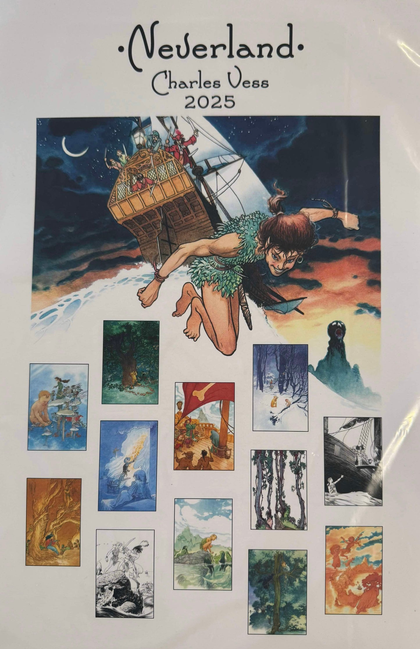 2025 Calendar - Neverland