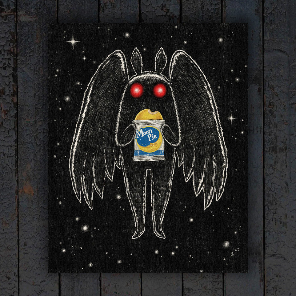 Print - Moon Pie Mothman