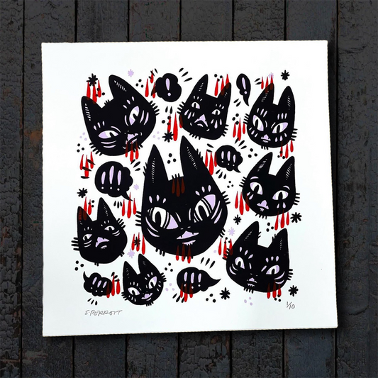 9x9 Print - Cat