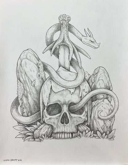 A Skull, A Serpent, A Sword