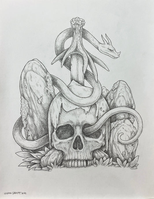 A Skull, A Serpent, A Sword
