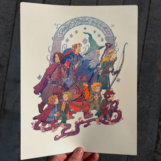 Riso Print - Lord of the Rings