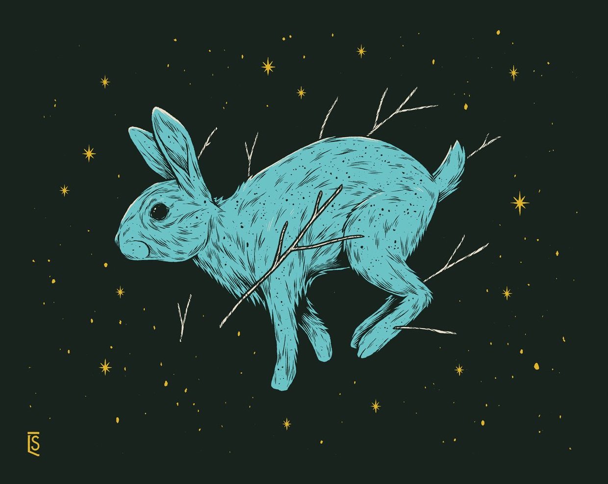 Print - Dream Rabbit