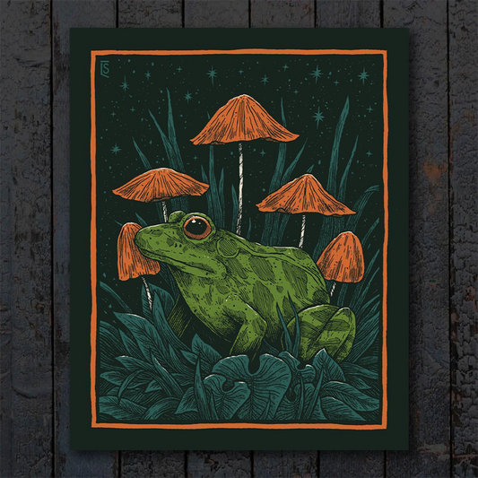 Print - Frog & Mushroom