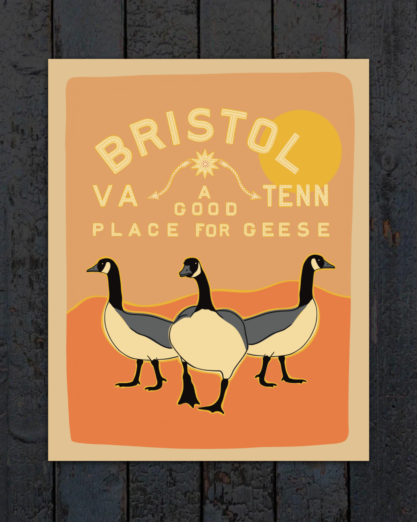 Print - A Good Place for Geese