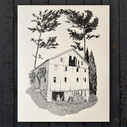 Print - Barn